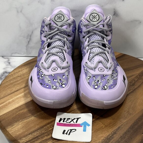 Li-ning Way of Wade 1 The Edition Boutique Miami Art Basel Purple Camo RARE 14.5 - Picture 2 of 12